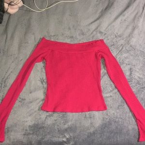 Pink Off the Shoulder Top
